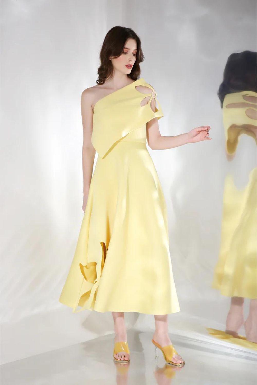 Daffodil Strapless Dress & Wrap Set