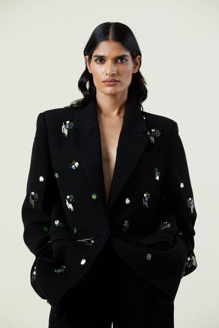 'Beton Brut 2.0' Embellished Blazer