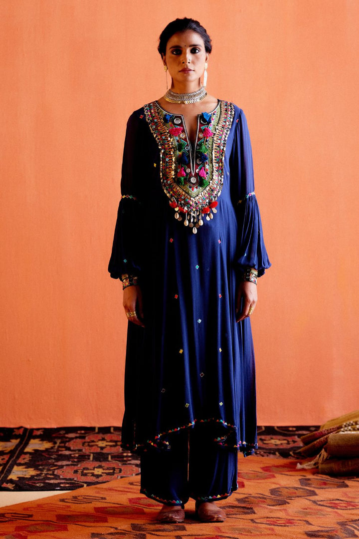 Arshad Blue Kurta Set