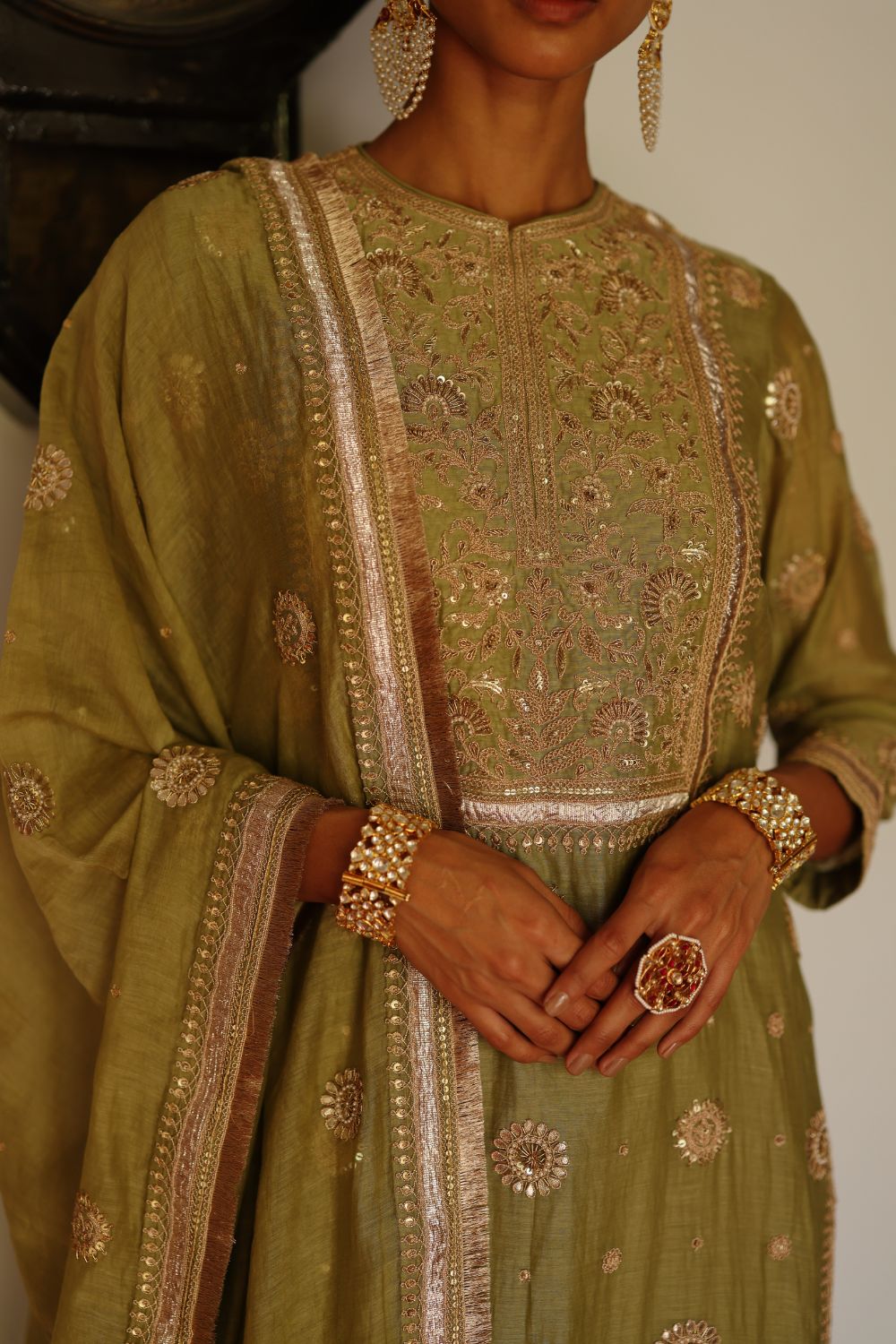 Halfmoon Kurta Set