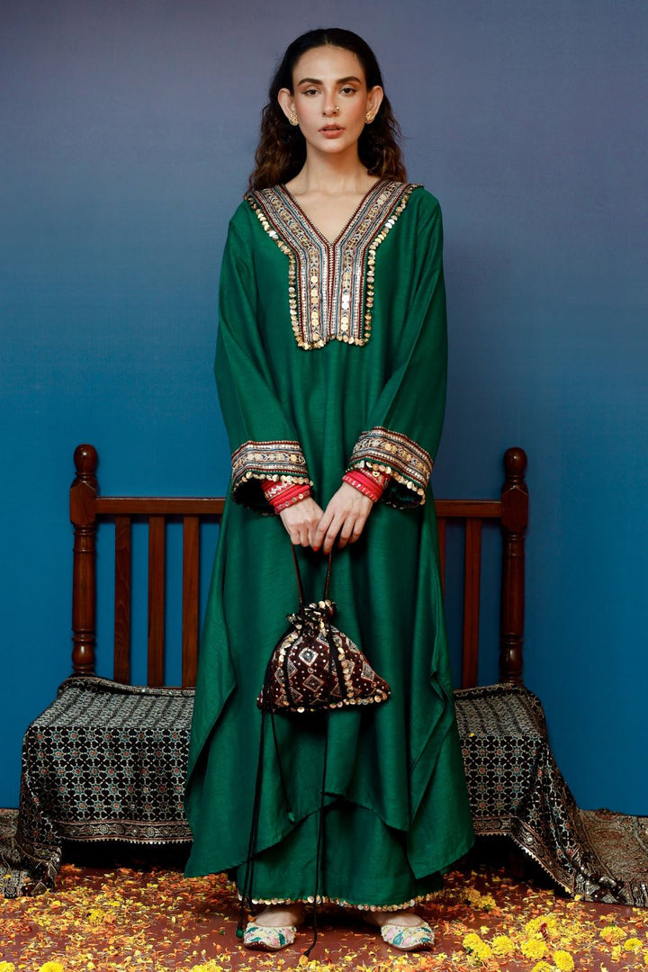 Soni Green Kurta Set