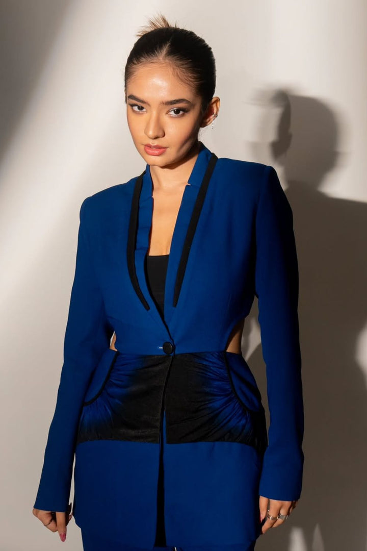 Anushka Sen In Our Ruched Cut Way Pant Suit