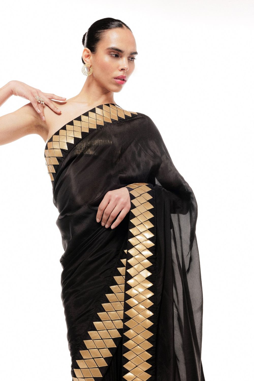 Gold Cress Saree