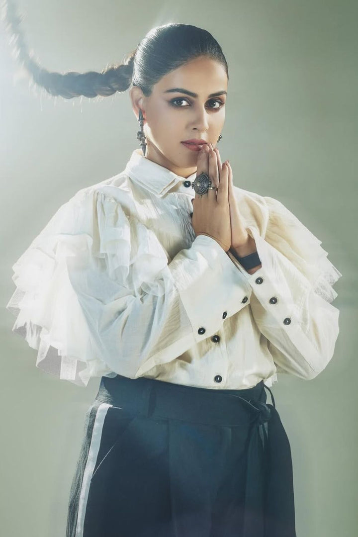 Genelia D'Souza In Our Ana Shirt