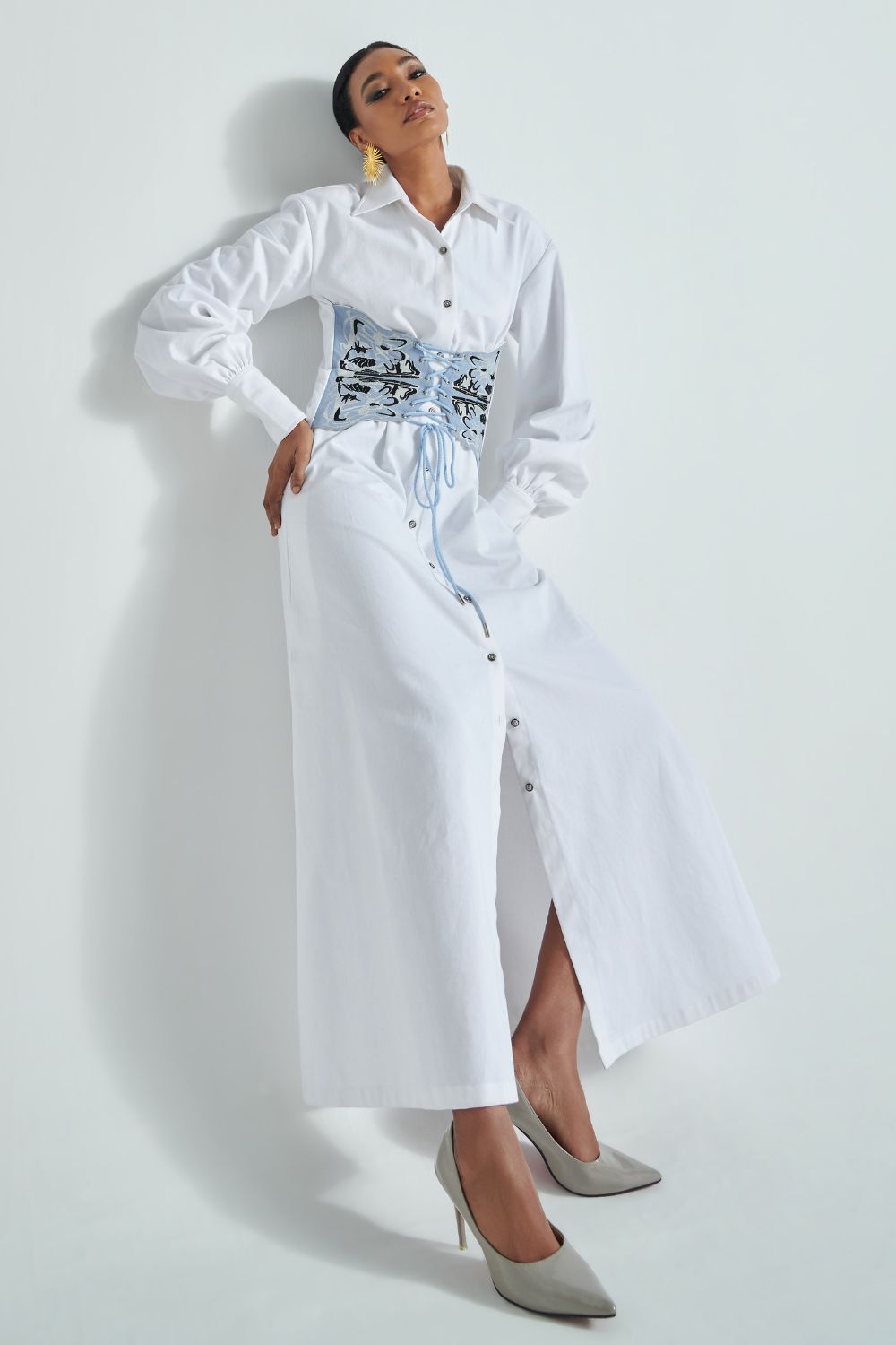 The Classic Corset Shirt Dress