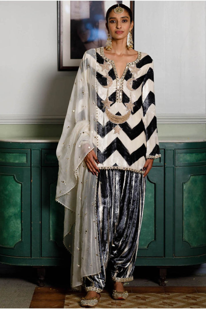 Asfi Kurta with Salwar & Dupatta