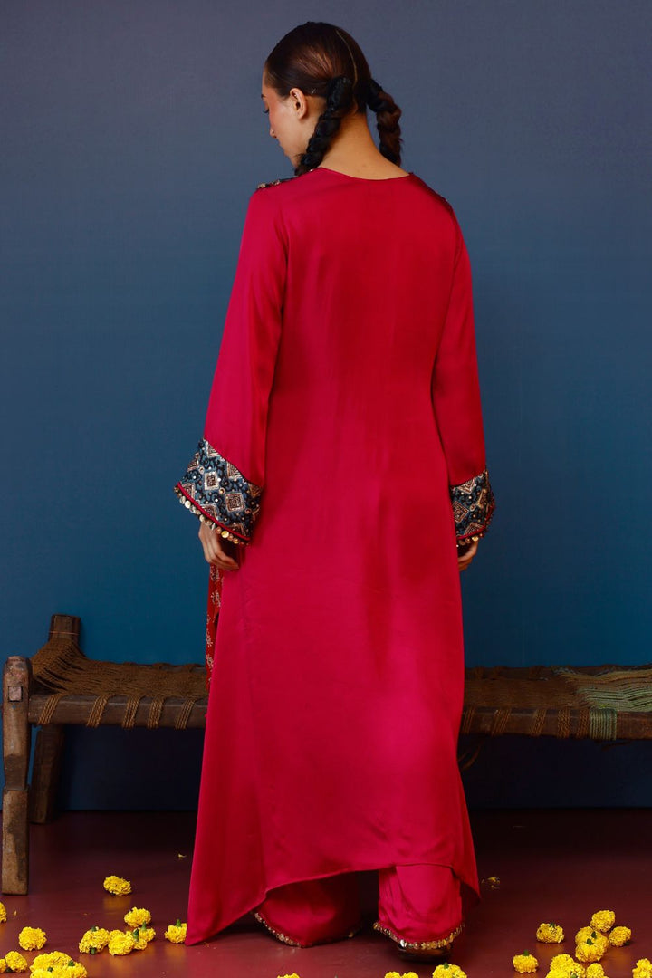 Soni Pink Kurta Set