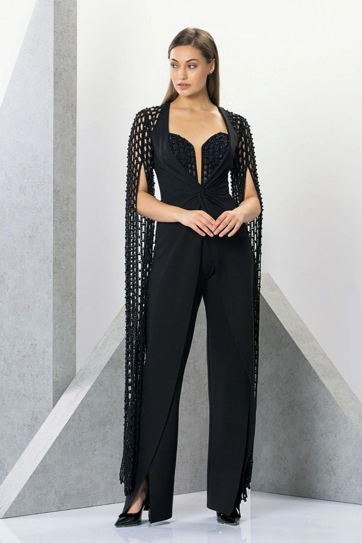 Lizette Long Sleeve Embroidered Jumpsuit