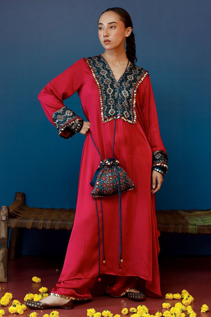 Soni Pink Kurta Set