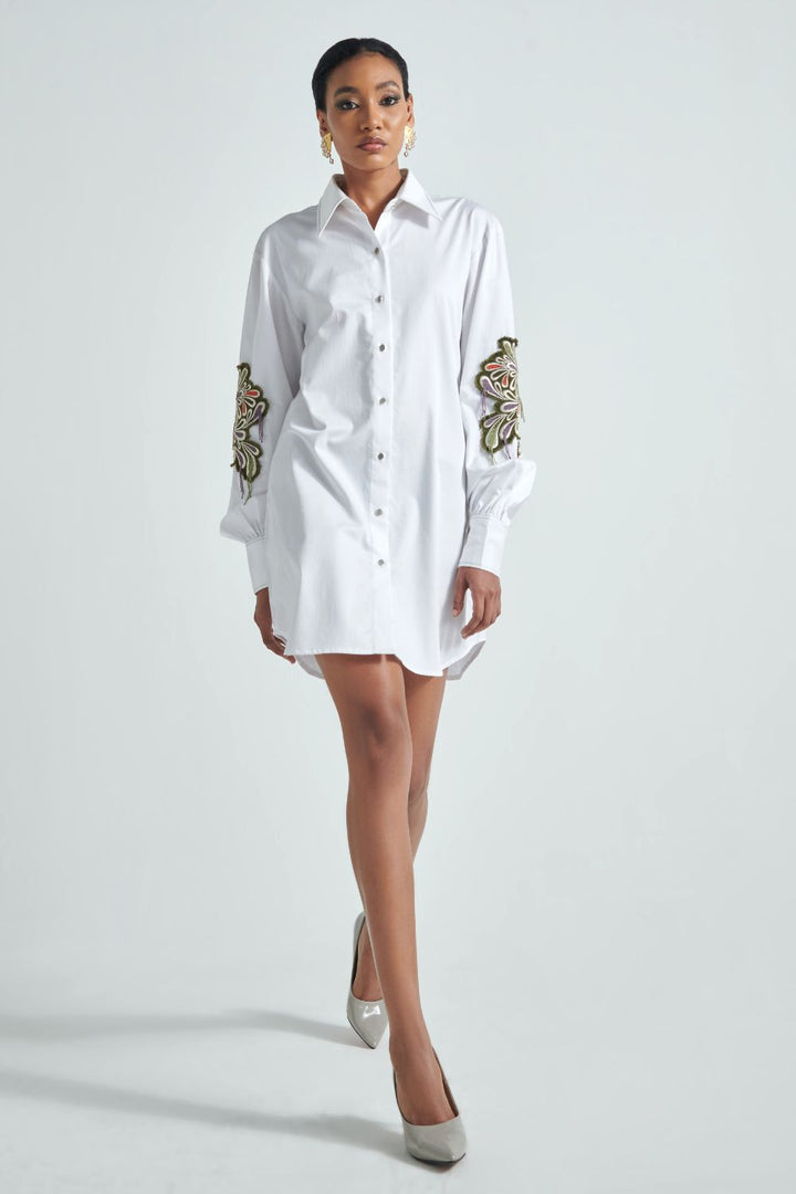 Flourishing Shirt Dress