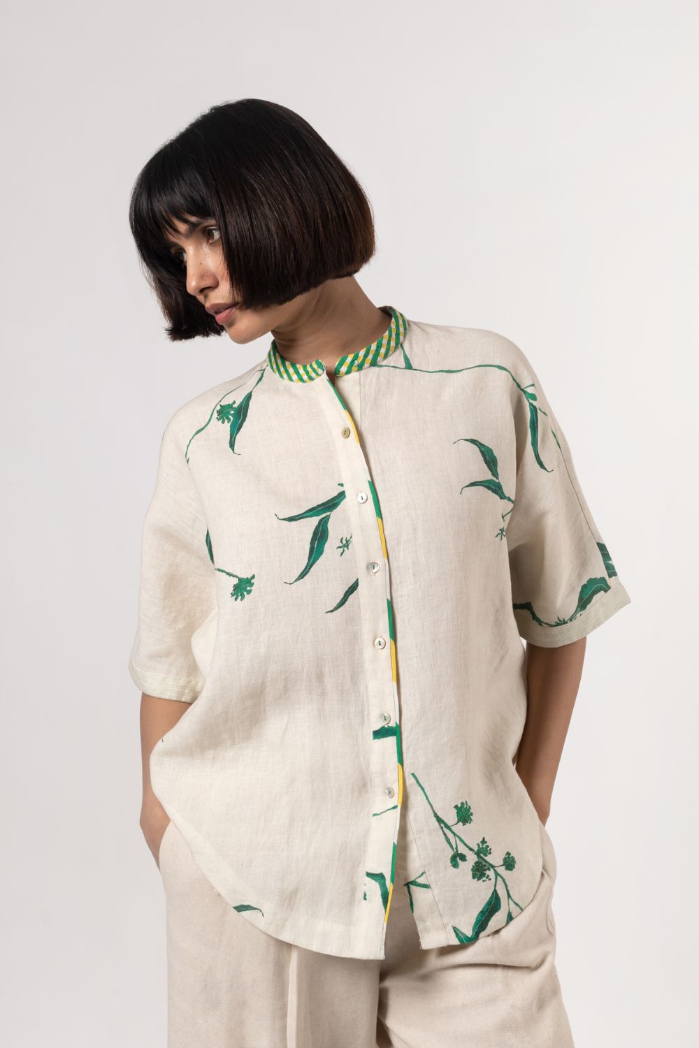 Marsella Natural Green Shirt