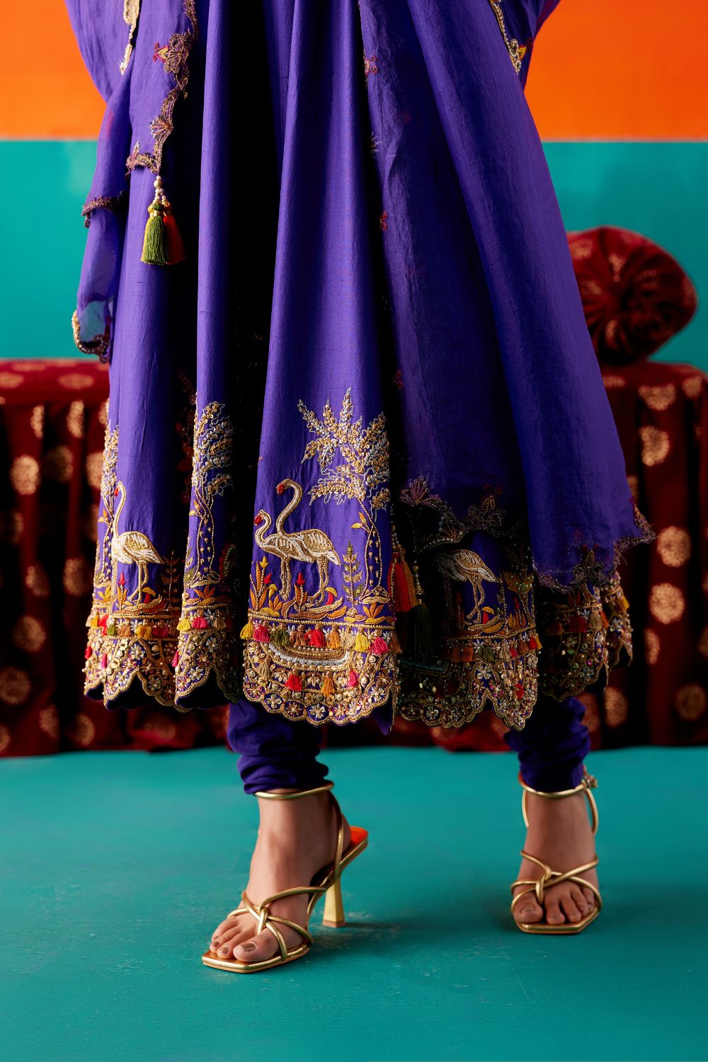 Purple Kurta Set