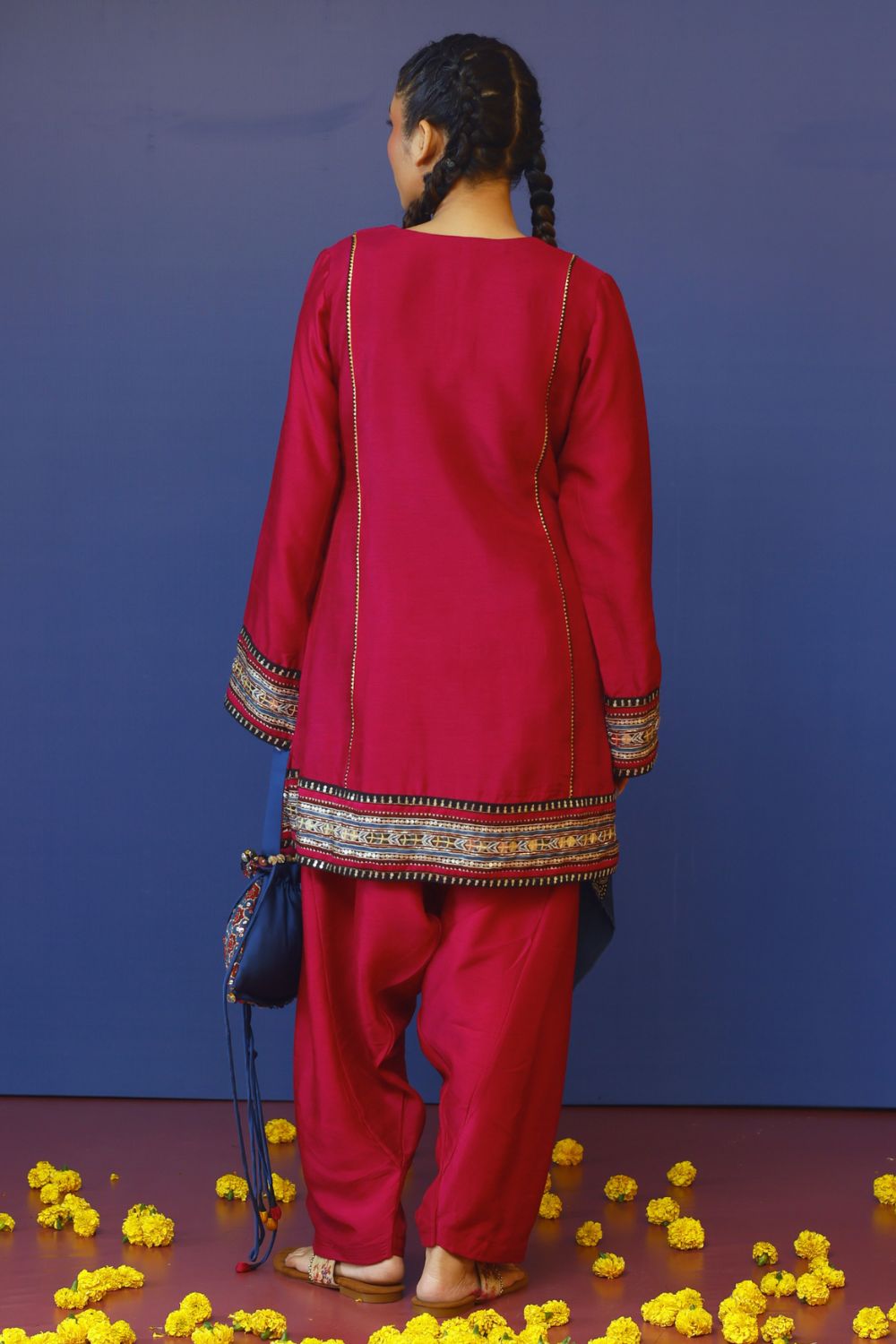 Pherie Pink Salwaar Kameez Set