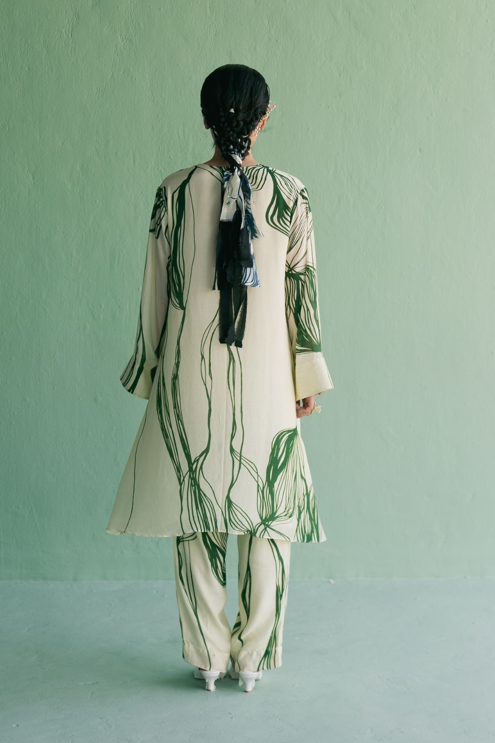 Green A Line Co-Ord