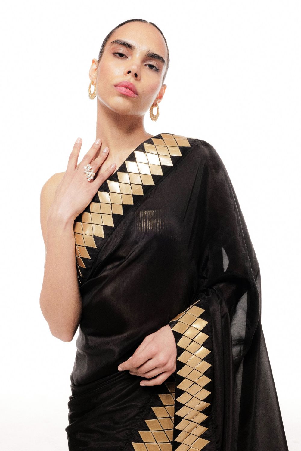 Gold Cress Saree