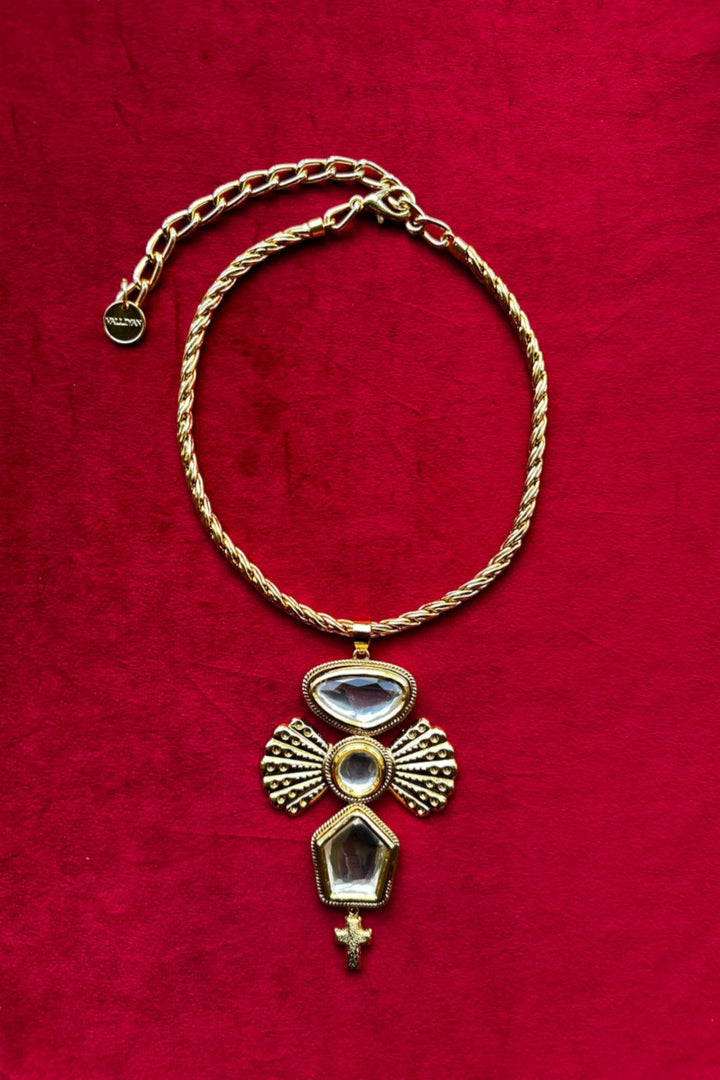 Polki Wing Necklace