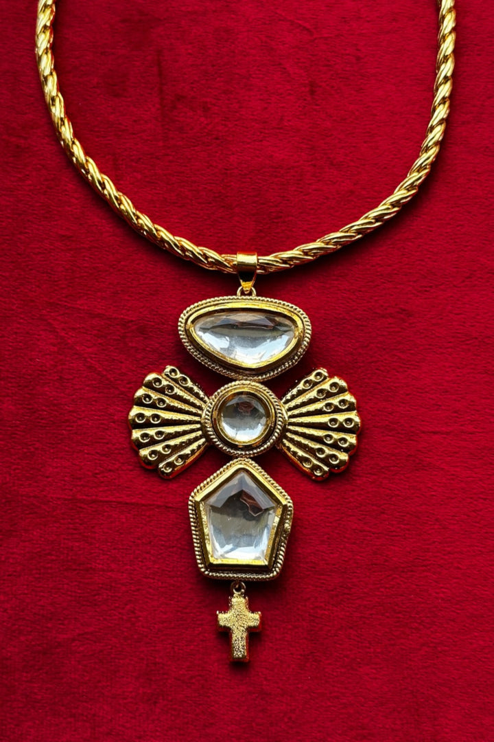 Polki Wing Necklace