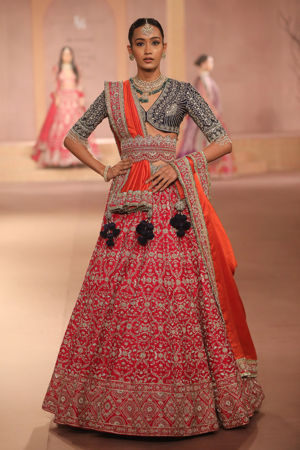 Rani Pink Lehenga Set