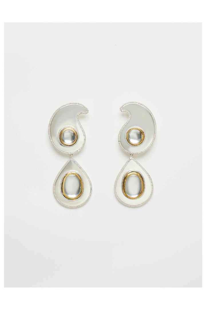 Polki Paisley Earcuffs Silver