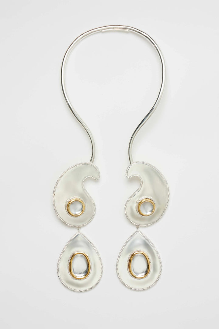 Polki Paisley Reverse Necklace