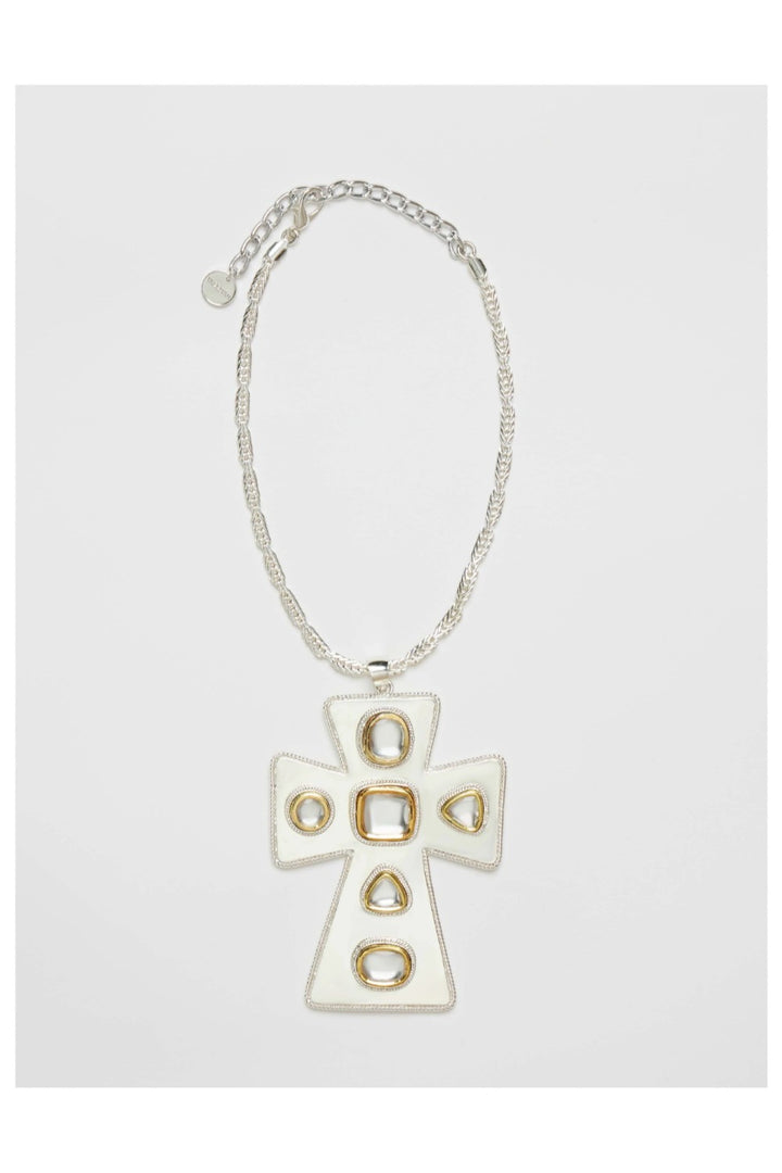 Polki Pope Medallion Necklace