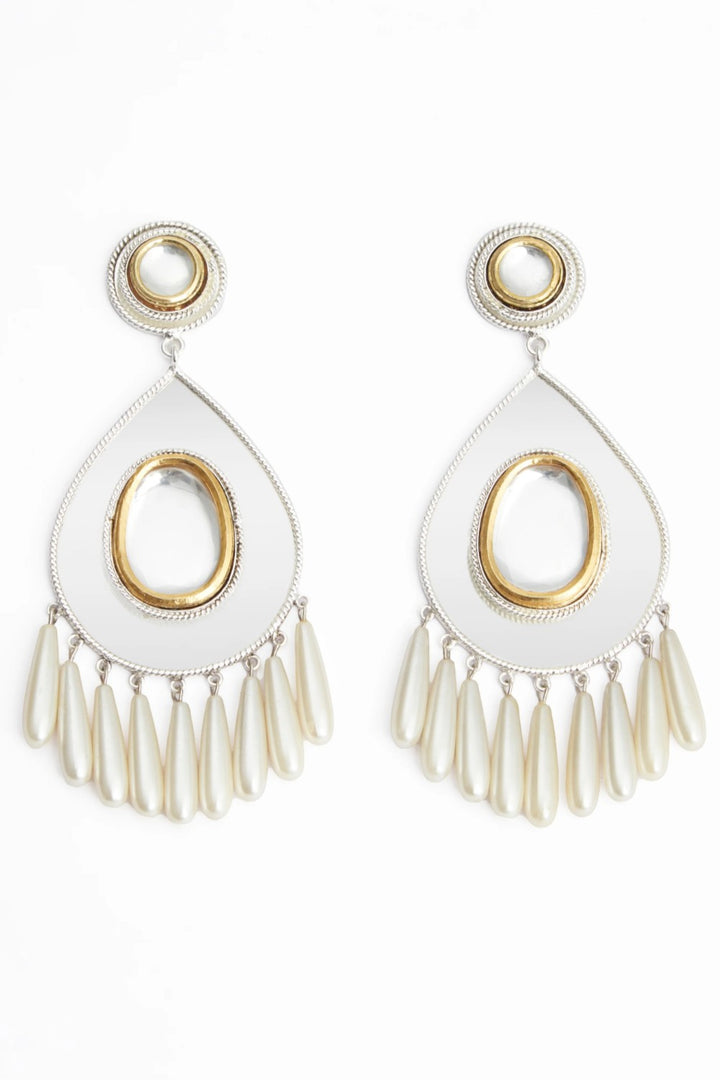 Polki Drop Chandelier Earring