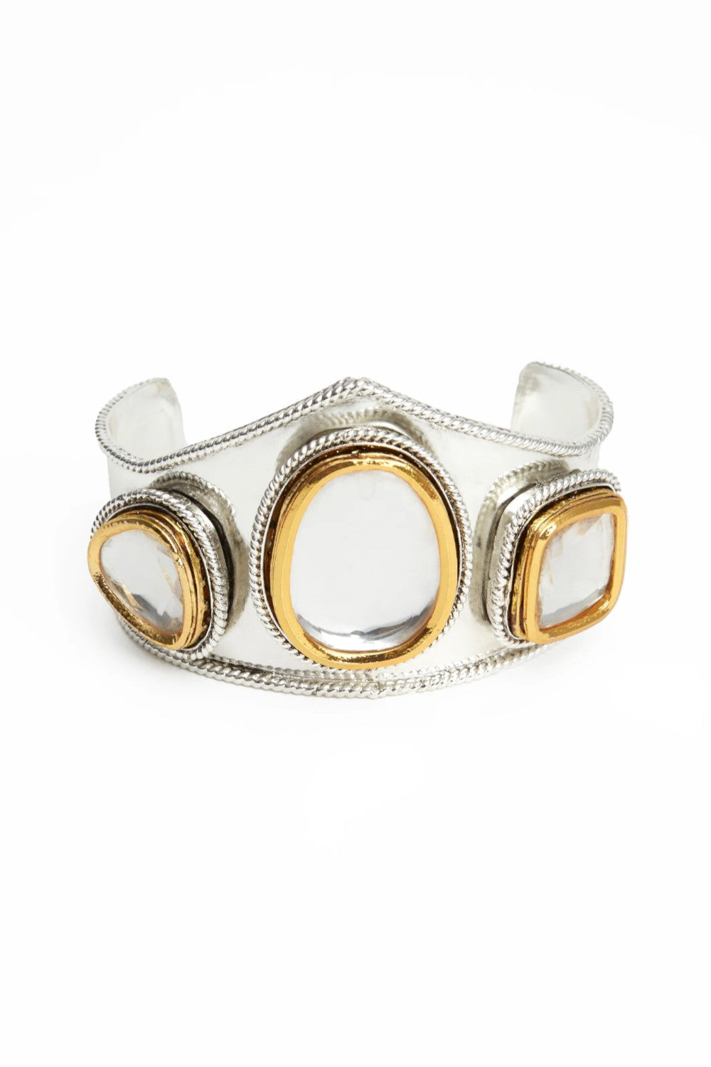 Polki Wonder Woman Handcuff Silver