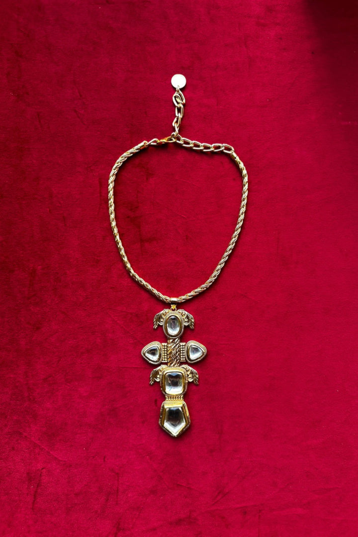 Polki Achanthus Necklace