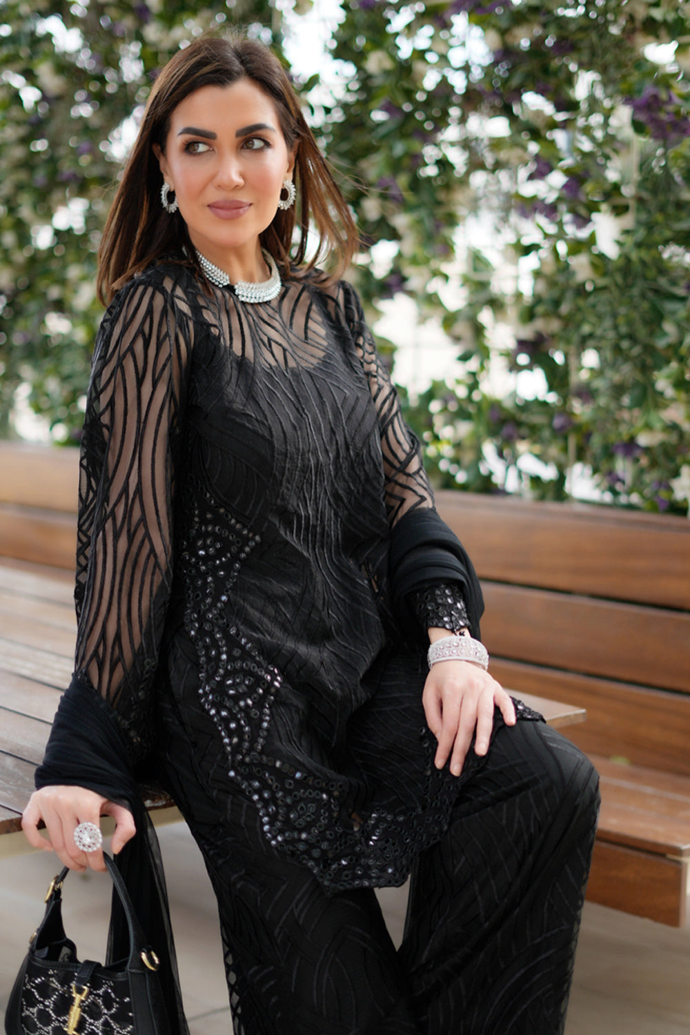 BLACK KURTA