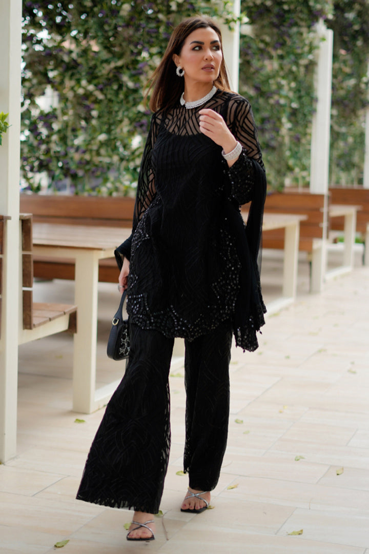 BLACK KURTA