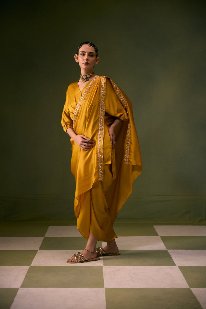 Moro Toga Drape Dress