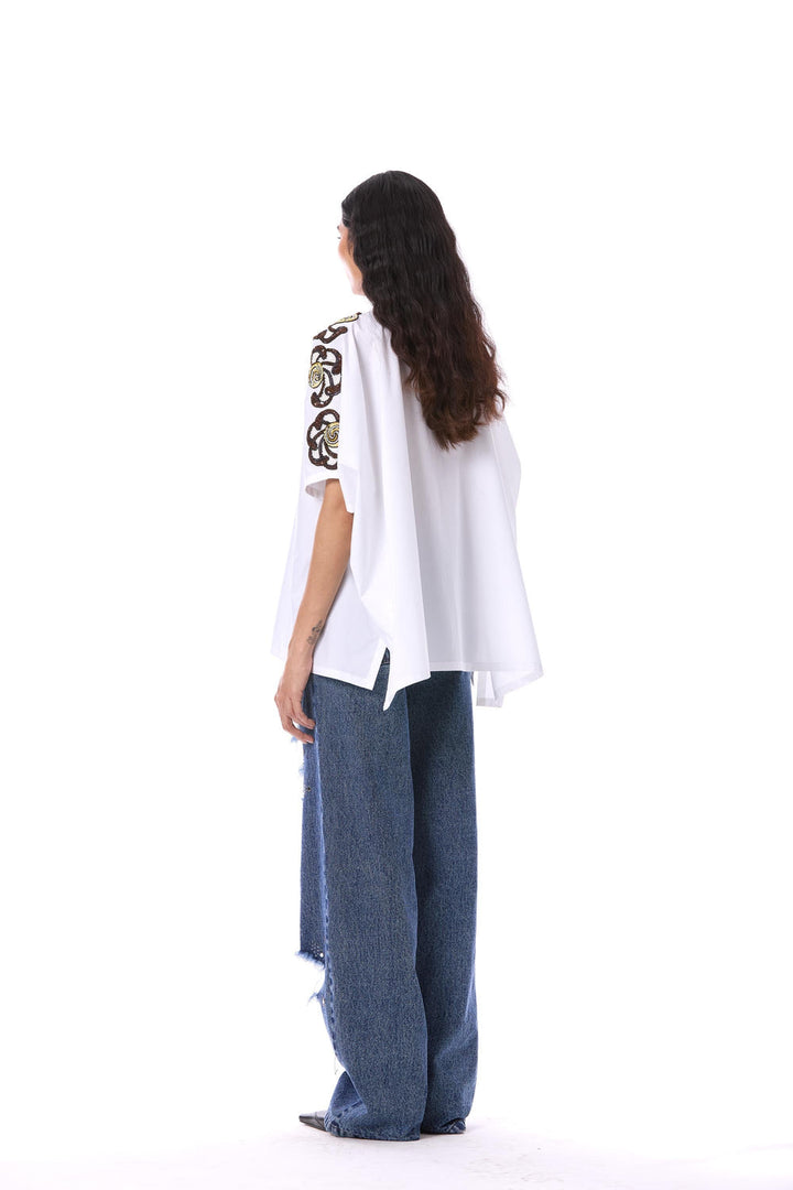 Alhena Embellished Denim Pants
