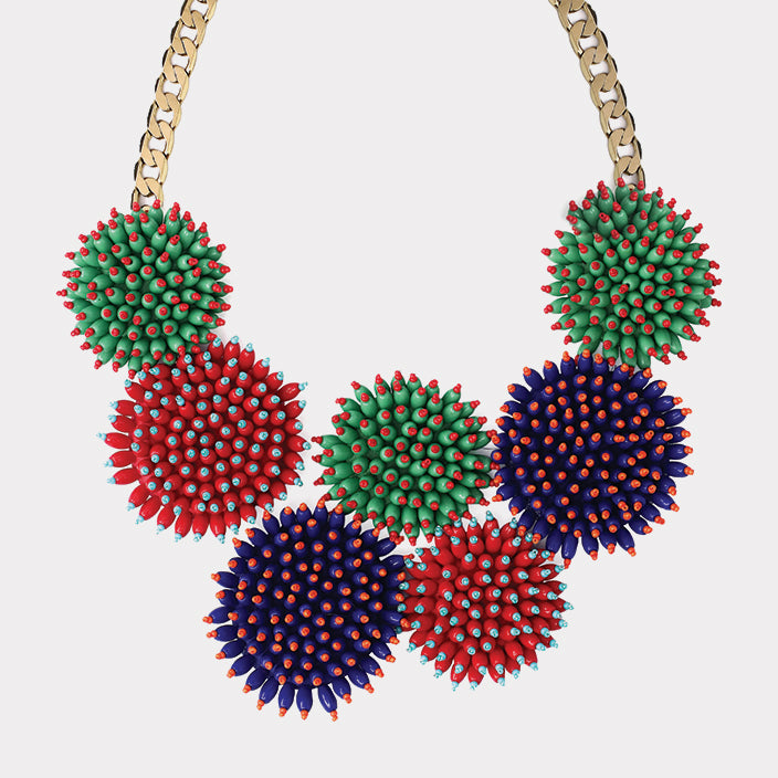 ANEMONE CLUSTER NECKLACE