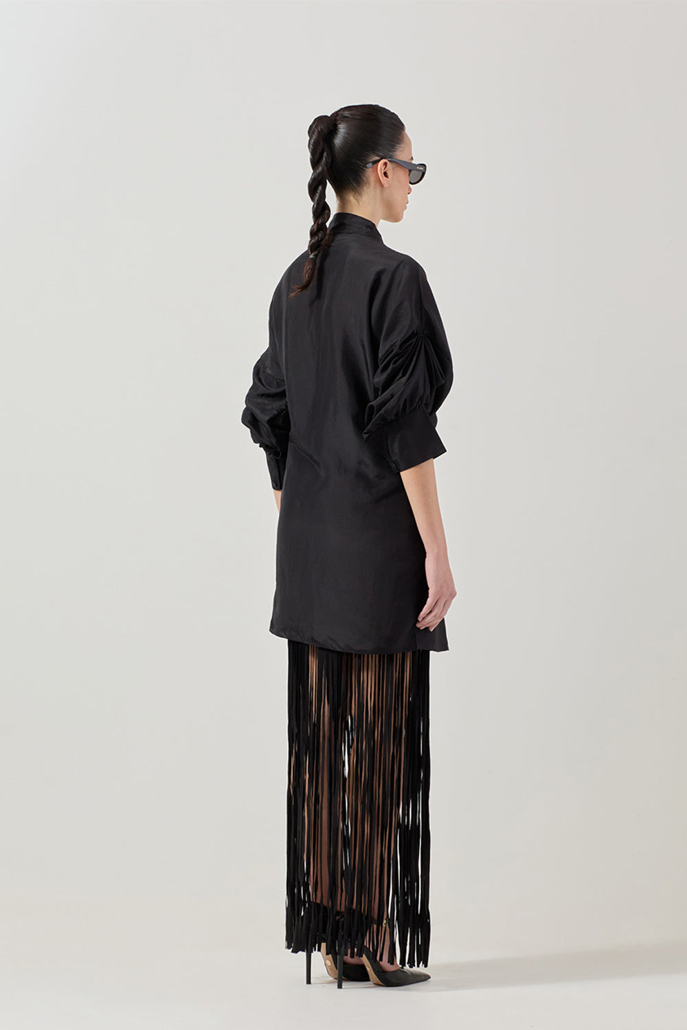 Eve Shirt & Fringe Skirt Set