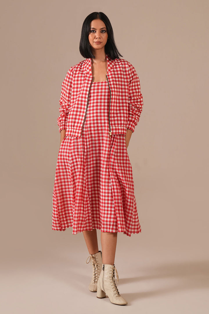 Cherry Luster Co-ord Set