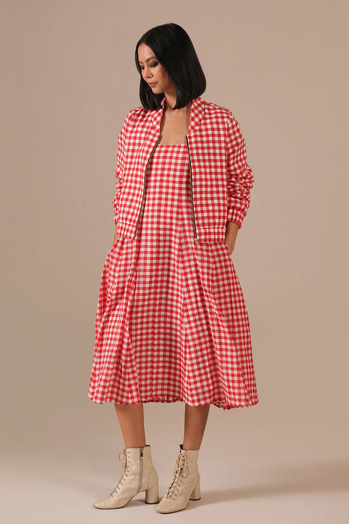 Cherry Luster Co-ord Set