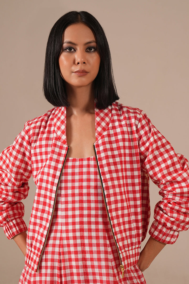 Cherry Luster Co-ord Set