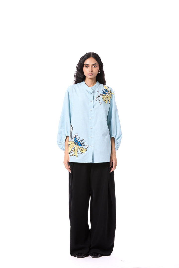 Clover Mist Embellished Shirt