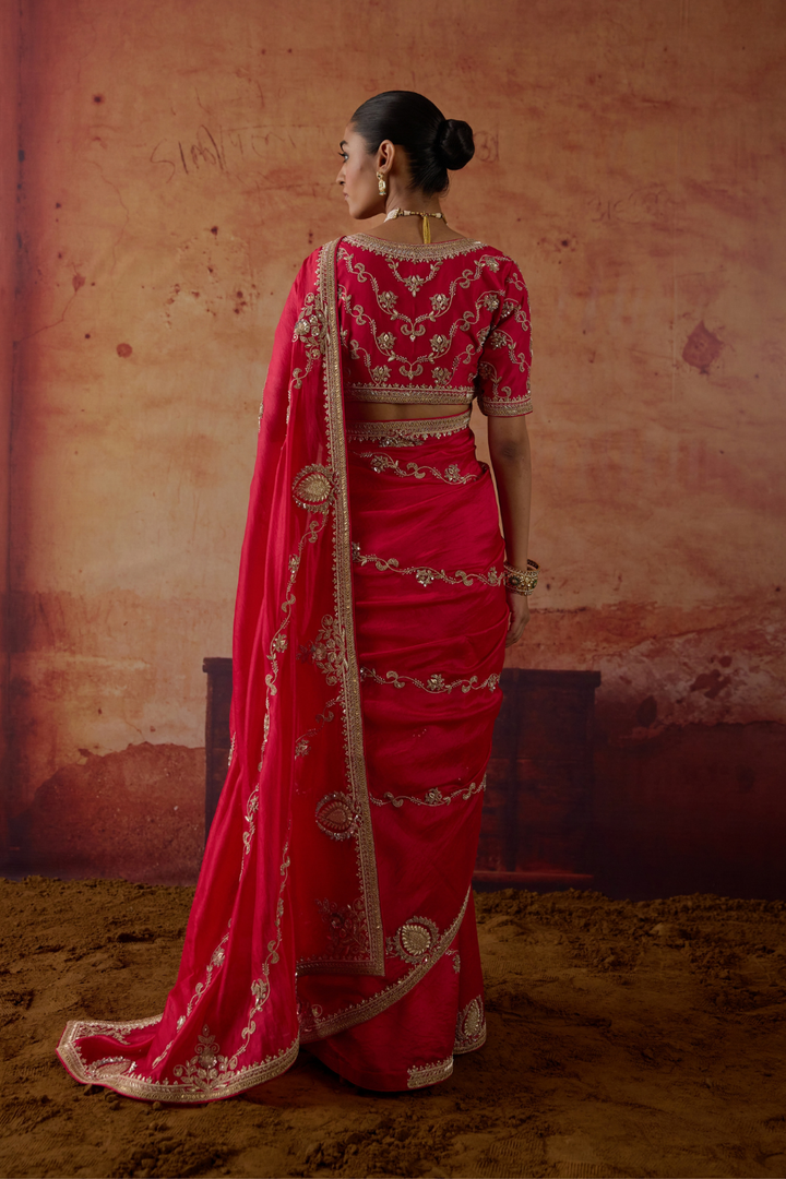 Sindoori Saree