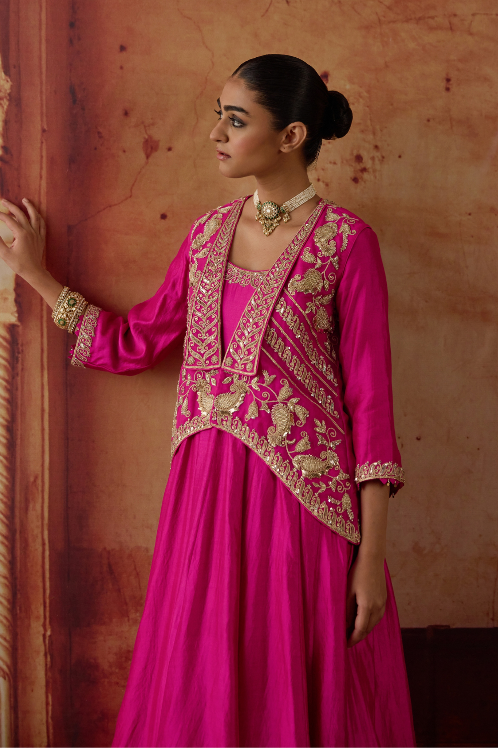 Priyam Jacket Anarkali Set