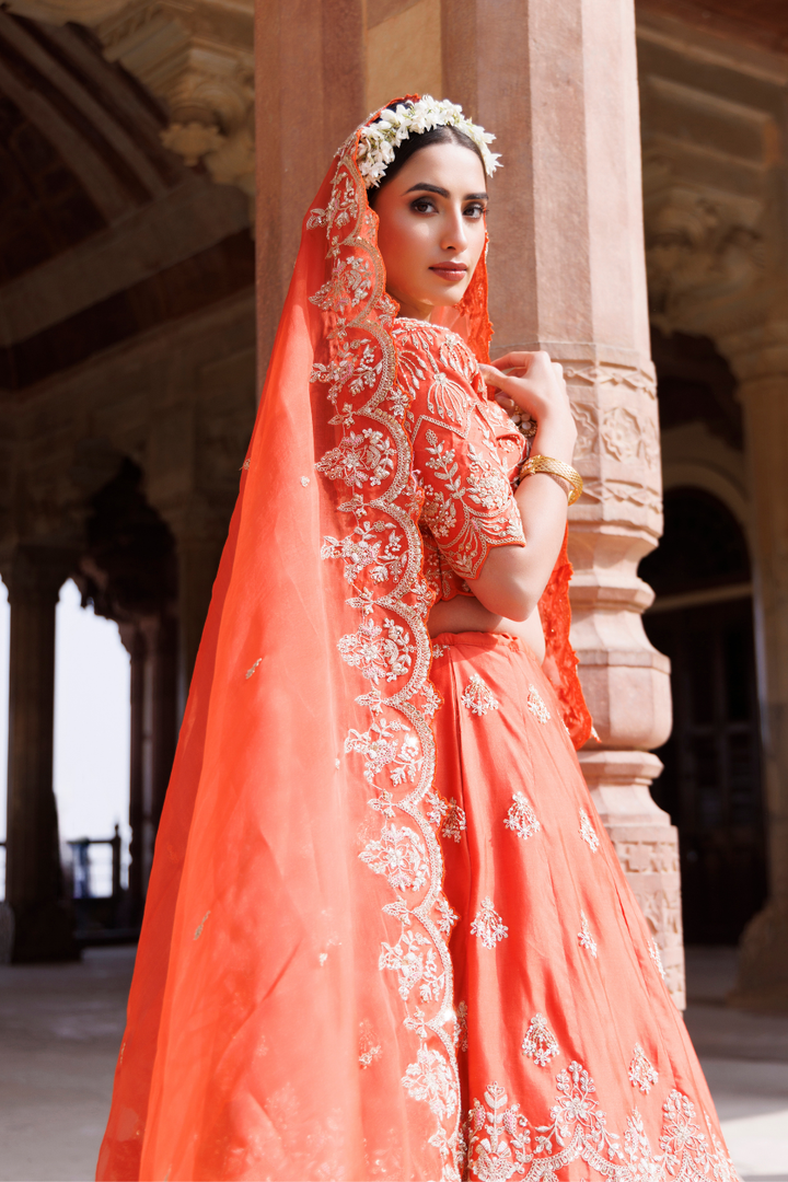 Sunlit Symphony Lehenga