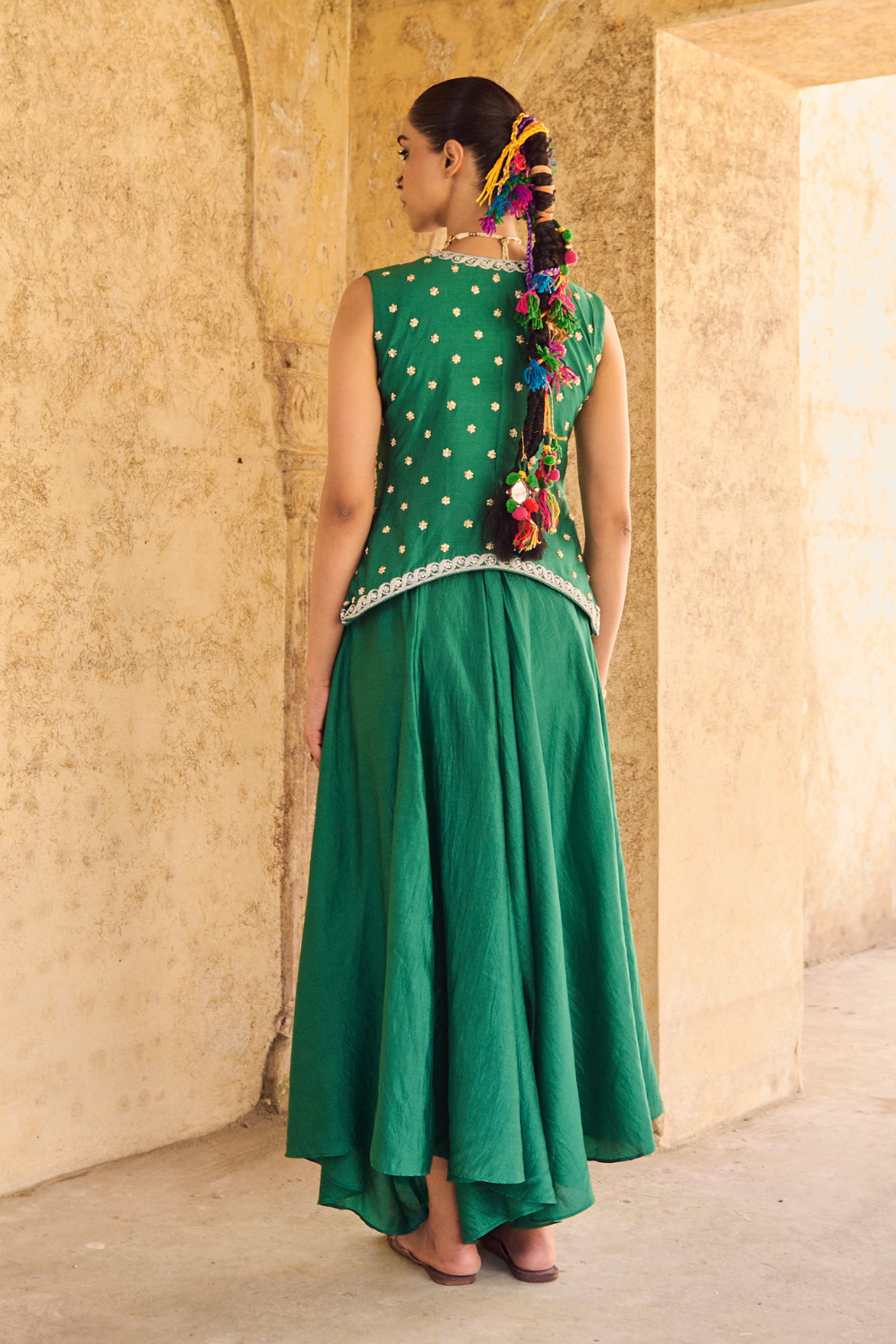 Vanhi Waist Coat Set