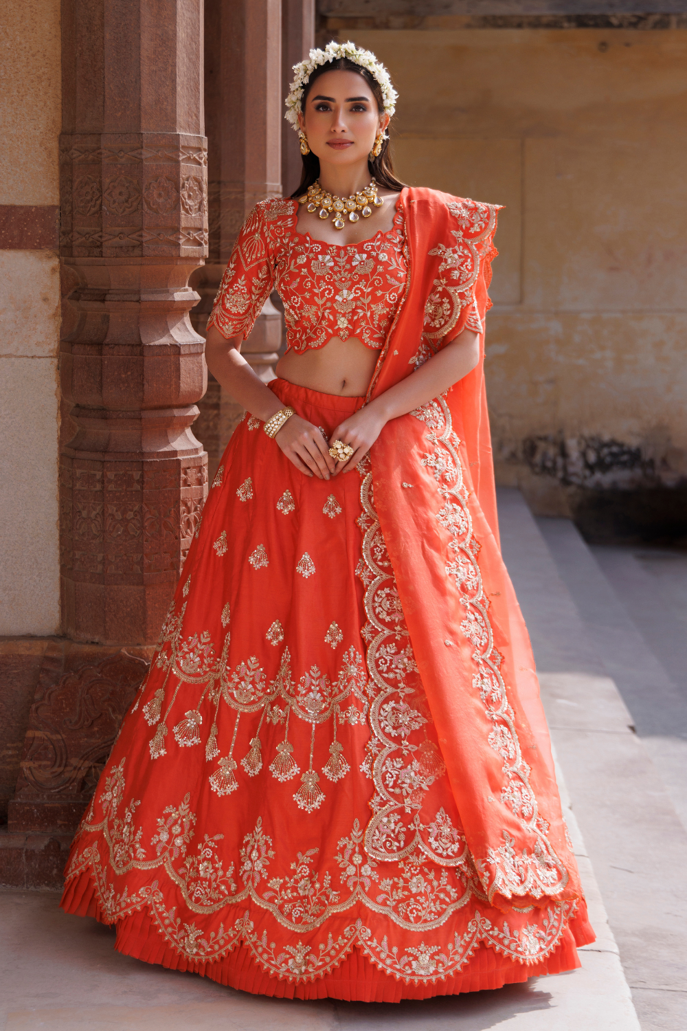 Sunlit Symphony Lehenga