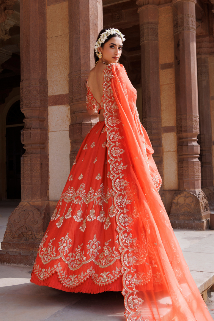 Sunlit Symphony Lehenga