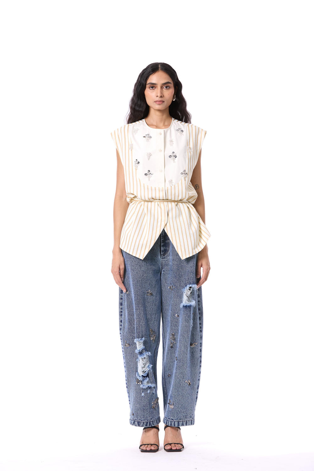 Electric Void Embellished Top