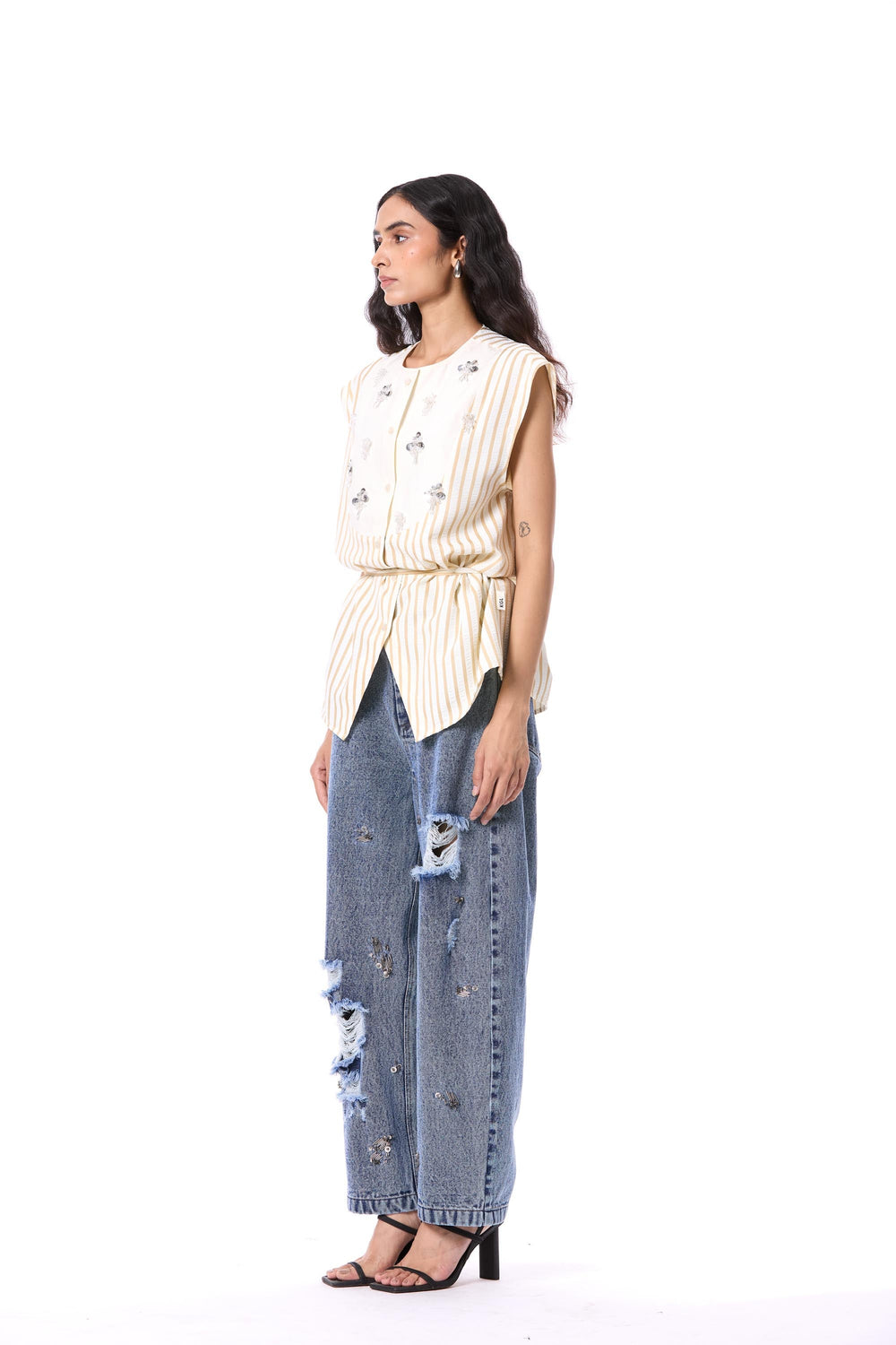 Electric Void Embellished Top