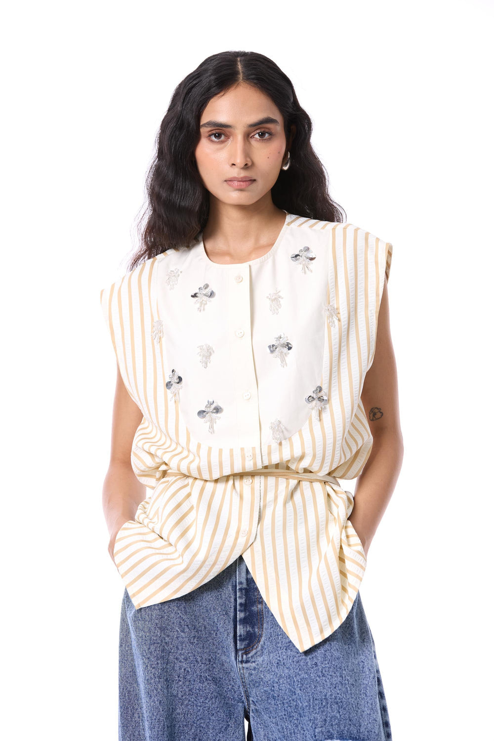 Electric Void Embellished Top