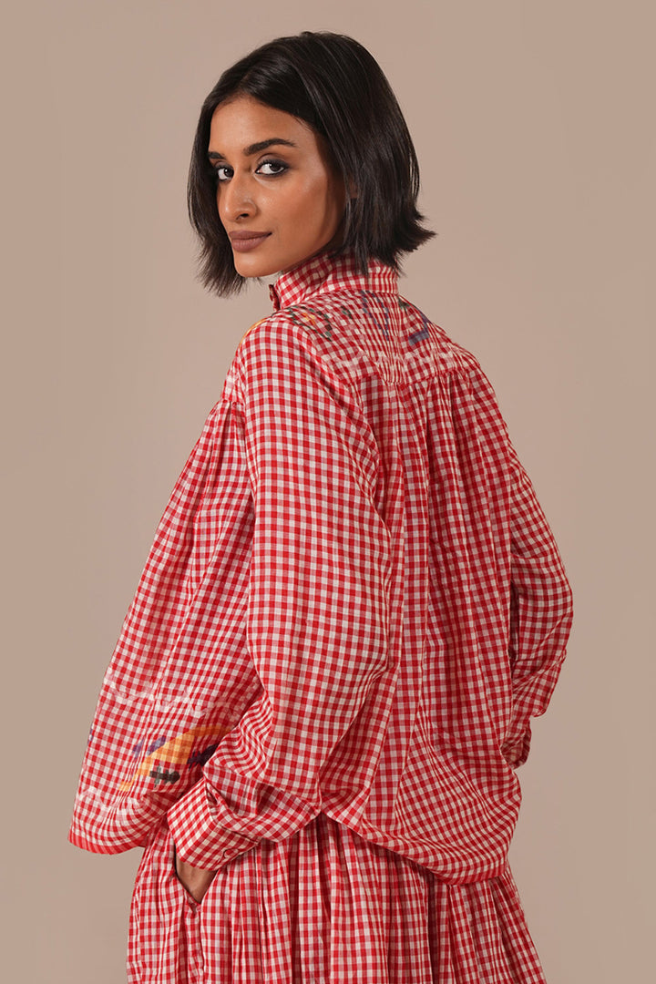 Crimson Tale Co-ord Set