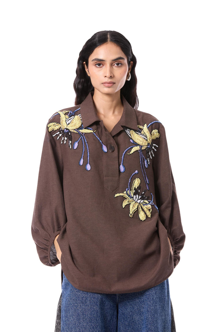 Floretto Embellished Top