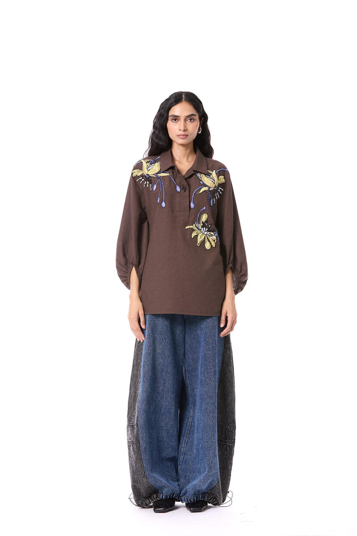 Floretto Embellished Top